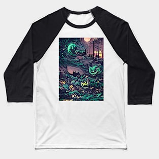 HALLOWEEN VAN GOGH Baseball T-Shirt